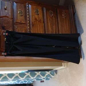Nwt Women's Forever 21 Black Flare Leg Pants with Cut Outs